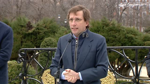 Almeida insiste: "Podemos legitima la violencia y a los delincuentes en función de su ideología" Almeida insiste: "Podemos legitima la violencia y a los delincuentes en función de su ideología"