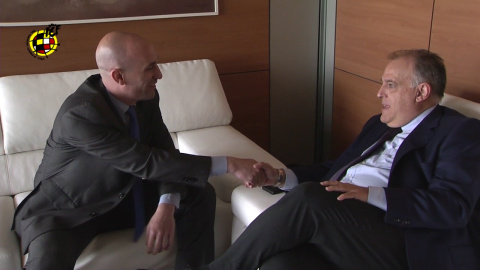 Rubiales: "Tebas ve el fútbol más como un negocio" Rubiales: "Tebas ve el fútbol más como un negocio"