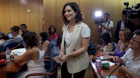 La candidata del PP a la Presidencia de la Comunidad de Madrid, Isabel Díaz Ayuso. - EFE La candidata del PP a la Presidencia de la Comunidad de Madrid, Isabel Díaz Ayuso. - EFE