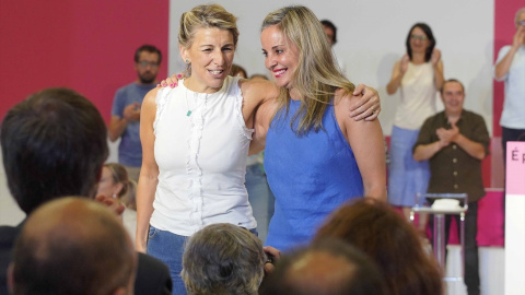 20/10/23 Yolanda Diaz y Veronica Barbero. 20/10/23 Yolanda Diaz y Veronica Barbero.