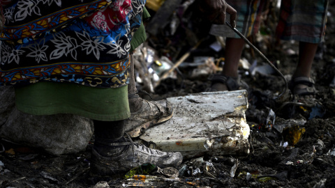 Vertedero de Ghazipur, en Nueva Delhi, India, en agosto de 2014. CHANDAN KHANNA / AFP Vertedero de Ghazipur, en Nueva Delhi, India, en agosto de 2014. CHANDAN KHANNA / AFP