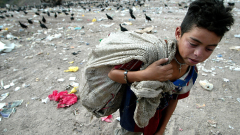 Vertedero de Tegucigalpa, en Honduras, en marzo de 2006. ELMER MARTINEZ / AFP Vertedero de Tegucigalpa, en Honduras, en marzo de 2006. ELMER MARTINEZ / AFP
