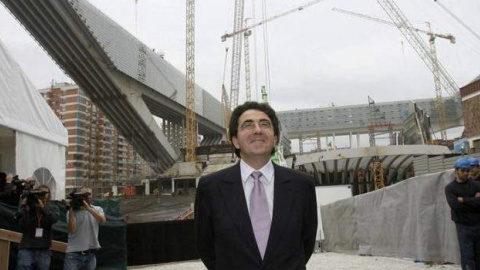 Santiago Calatrava, en las obras del Palacio de Congresos de Oviedo.- EFE Santiago Calatrava, en las obras del Palacio de Congresos de Oviedo.- EFE