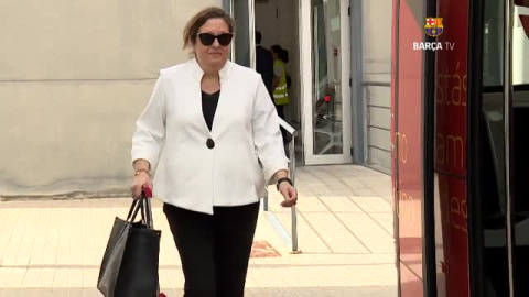 La expedición del Barça vuela a París para la Gala del Balón de Oro La expedición del Barça vuela a París para la Gala del Balón de Oro