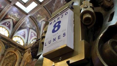 Imagen del parqué madrileño de la Bolsa