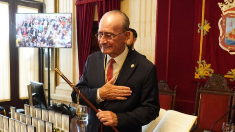 El alcalde de Málaga. El alcalde de Málaga.