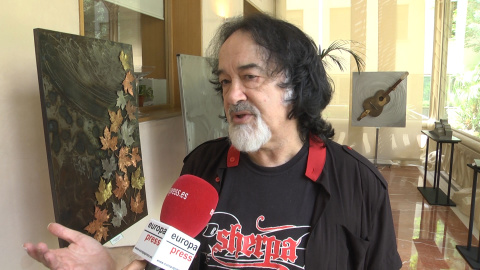 'Sherpa' de Barón Rojo, de la música a la escultura 'Sherpa' de Barón Rojo, de la música a la escultura