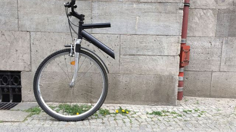 Así se quedó la bicicleta. Así se quedó la bicicleta.