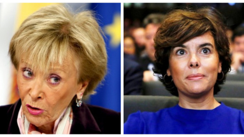Soraya Sáenz de Santamaría y María Teresa Fernández de la Vega Soraya Sáenz de Santamaría y María Teresa Fernández de la Vega