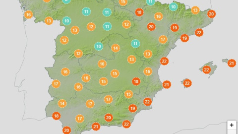 Sensación térmica sábado Sensación térmica sábado
