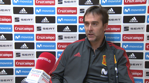 Lopetegui: "El trabajo de la RFEF es excelente" Lopetegui: "El trabajo de la RFEF es excelente"