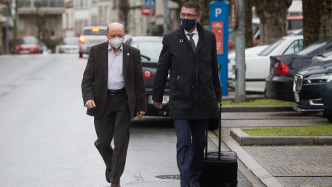 El expresidente de la CHMS y exconcejal de Urbanismo de Lugo, Francisco Fernández Liñares (izquierda). El expresidente de la CHMS y exconcejal de Urbanismo de Lugo, Francisco Fernández Liñares (izquierda).