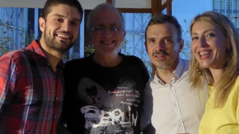 José Manuel López llegó a última hora.