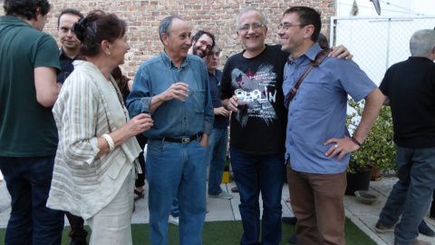 José Luis de Zárraga, Juan Tortosa y Juan Carlos Monedero.