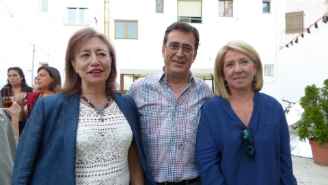 Pepa Roma, Carlo.s Enrique Bayo y Alicia Gómez Montano.