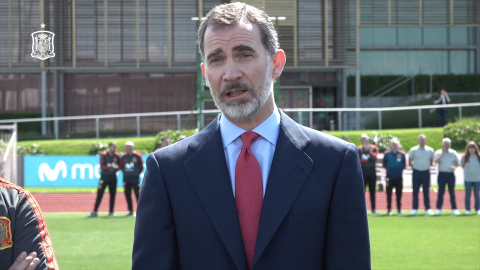 Felipe VI: "Vais a llevar el corazón del país sobre vuestras espaldas" Felipe VI: "Vais a llevar el corazón del país sobre vuestras espaldas"