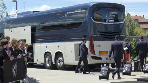 La Selección Española inicia su viaje a Krasnodar La Selección Española inicia su viaje a Krasnodar