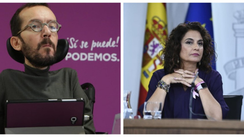 El secretario de Organización, Pablo Echenique, y la ministra de Hacienda, María Jesús Montero / EUROPA PRESS El secretario de Organización, Pablo Echenique, y la ministra de Hacienda, María Jesús Montero / EUROPA PRESS
