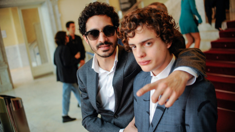 Chino Darín y Lorenzo Ferro, en San Sebastián