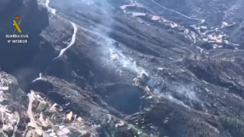 AsÃ­ estÃ¡ afectando el fuego a la isla de Gran Canaria