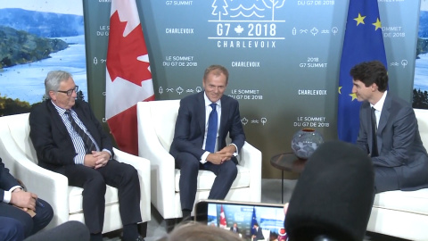 La cumbre del G7 acerca a Estados Unidos y la Unión Europea La cumbre del G7 acerca a Estados Unidos y la Unión Europea