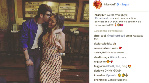 Hilary Duff anuncia que está embarazada de una niña Hilary Duff anuncia que está embarazada de una niña