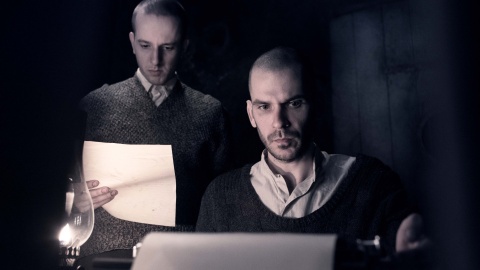 Los dos actores protagonistas de la película. Los dos actores protagonistas de la película.