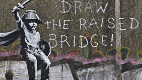 Nuevo mural de Banksy, en Hull. Instagram de Banksy Nuevo mural de Banksy, en Hull. Instagram de Banksy