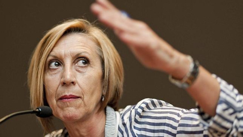 La todavía líder de UPyD, Rosa Díez, en una imagen de archivo. EFE