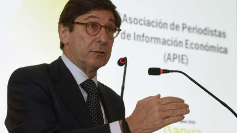 El presidente de Bankia, José Ignacio Goirigolzarri, durante su intervención en los cursos de verano de la UIMP organizados por la Asociación de Periodistas de Información Económica (APIE). EFE/Pedro Puente Hoyos El presidente de Bankia, José Ignacio Goirigolzarri, durante su intervención en los cursos de verano de la UIMP organizados por la Asociación de Periodistas de Información Económica (APIE). EFE/Pedro Puente Hoyos