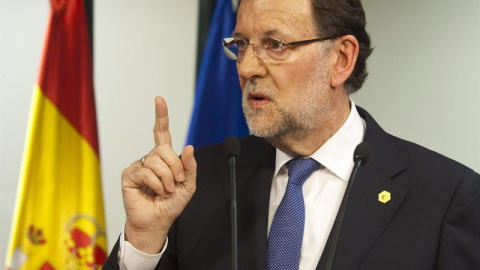 Mariano Rajoy, tras la reunión del Consejo Europeo en Bruselas. / EFE Mariano Rajoy, tras la reunión del Consejo Europeo en Bruselas. / EFE