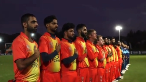 Los jugadores de la selección española de críquet durante un partido en Málaga, a 27 de septiembre de 2023. Los jugadores de la selección española de críquet durante un partido en Málaga, a 27 de septiembre de 2023.