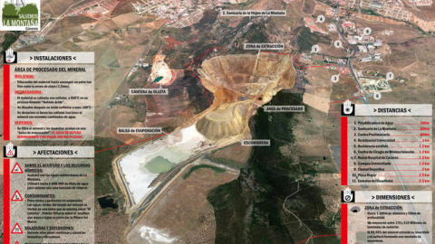 Recreación del proyecto de la mina de San José de Valdeflorez, en Cáceres, ralizado por la Plataforma a partir de los datos de la empresa australiana Plymouth Minerals. Recreación del proyecto de la mina de San José de Valdeflorez, en Cáceres, ralizado por la Plataforma a partir de los datos de la empresa australiana Plymouth Minerals.