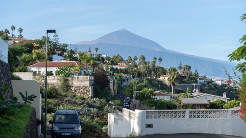 Una vista de un conjunto de vivienda de El Sauzal, en la isla de Tenerife Una vista de un conjunto de vivienda de El Sauzal, en la isla de Tenerife