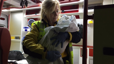 Hallan a una bebé de pocos días abandonada en la puerta de una parroquia en Madrid. / Europa Press Hallan a una bebé de pocos días abandonada en la puerta de una parroquia en Madrid. / Europa Press