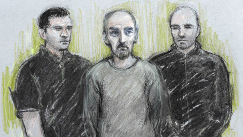 Retrato del dibujante judicial de Thomas Mair, el presupunto asesino de la diputada laboralista británica Elizabeth Cook, en su comparecencia ante el juez. REUTERS Retrato del dibujante judicial de Thomas Mair, el presupunto asesino de la diputada laboralista británica Elizabeth Cook, en su comparecencia ante el juez. REUTERS
