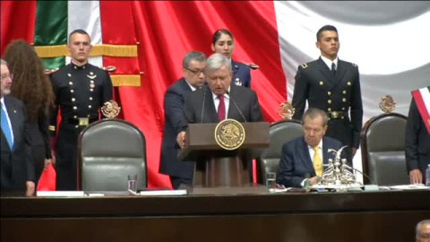 Andrés Manuel López Obrador toma posesión como presidente de México Andrés Manuel López Obrador toma posesión como presidente de México