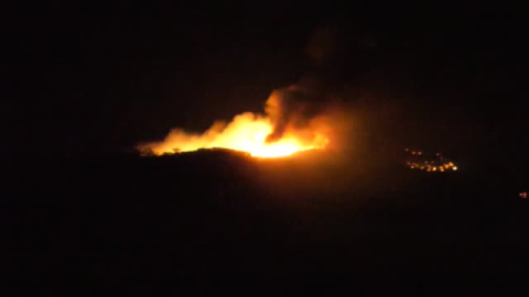 Se elevan a 12.000 las hectáreas calcinadas en el incendio de Gran Canaria Se elevan a 12.000 las hectáreas calcinadas en el incendio de Gran Canaria