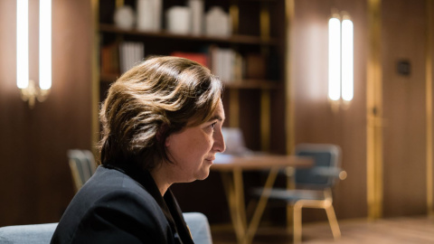 L'alcaldessa de Barcelona i líders dels comuns, Ada Colau. JOEL KASHILA.