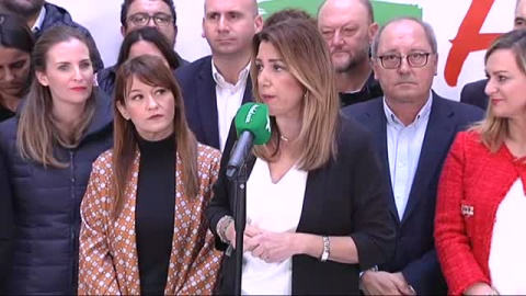 Susana DÃ­az: "Lo mÃ¡s normal es que el tercero apoye al primero"