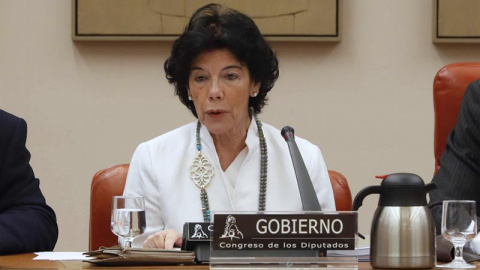 28/11/2018.- EDUCACIÓN REFORMA - Madrid-. La ministra de Educación, Isabel Celaá, durante su comparecencia para presentar por primera vez a los grupos parlamentarios del Congreso las directrices del anteproyecto con el que quiere reformar o 28/11/2018.- EDUCACIÓN REFORMA - Madrid-. La ministra de Educación, Isabel Celaá, durante su comparecencia para presentar por primera vez a los grupos parlamentarios del Congreso las directrices del anteproyecto con el que quiere reformar o