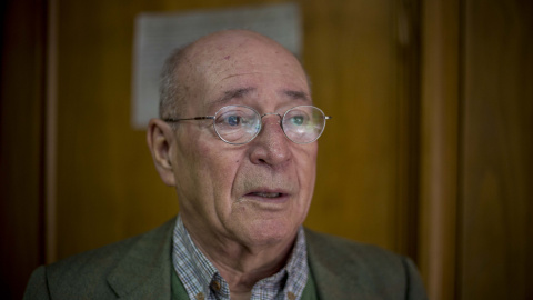 El juez Ramiro García de Dios en su despecho del Juzgado de Instrucción número 6 de Madrid.- JAIRO VARGAS El juez Ramiro García de Dios en su despecho del Juzgado de Instrucción número 6 de Madrid.- JAIRO VARGAS