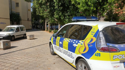Coche de Policía Local de Sevilla. Europa Press Coche de Policía Local de Sevilla. Europa Press