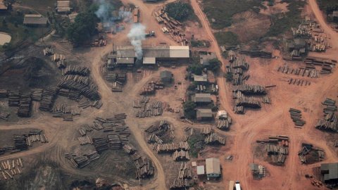 Una explotación maderera en plena selva amazónica de Brasil.- REUTERS Una explotación maderera en plena selva amazónica de Brasil.- REUTERS