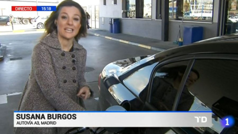 Susaba Burgos, enviada especial de TVE a Atenas Susaba Burgos, enviada especial de TVE a Atenas