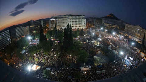 Otra panorámica de la plaza Syntagma. - REUTERS
