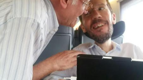 Echenique en el AVE Echenique en el AVE