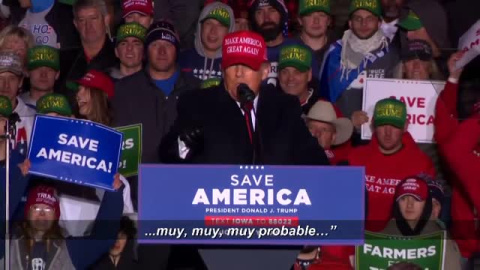 Trump dice que es "muy probable" que vuelva a aspirar a la Casa Blanca Trump dice que es "muy probable" que vuelva a aspirar a la Casa Blanca