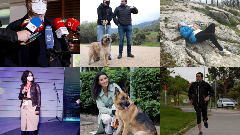 Combo de fotografía de los seis principales candidatos a la presidencia de la Comunidad de Madrid. Combo de fotografía de los seis principales candidatos a la presidencia de la Comunidad de Madrid.