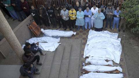 Muertos hospital Gaza Muertos hospital Gaza